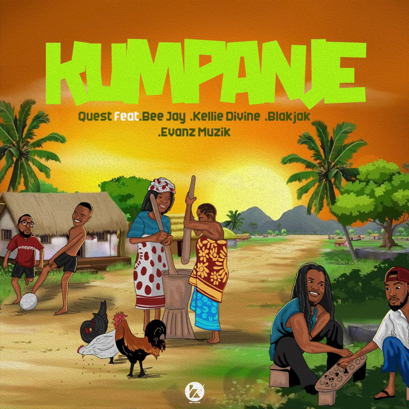 kumpanje---quest-feat-bee-jay-x-kellie-divine-x-blakjak-x-evanz-musiq-quest-Just Malawi Music